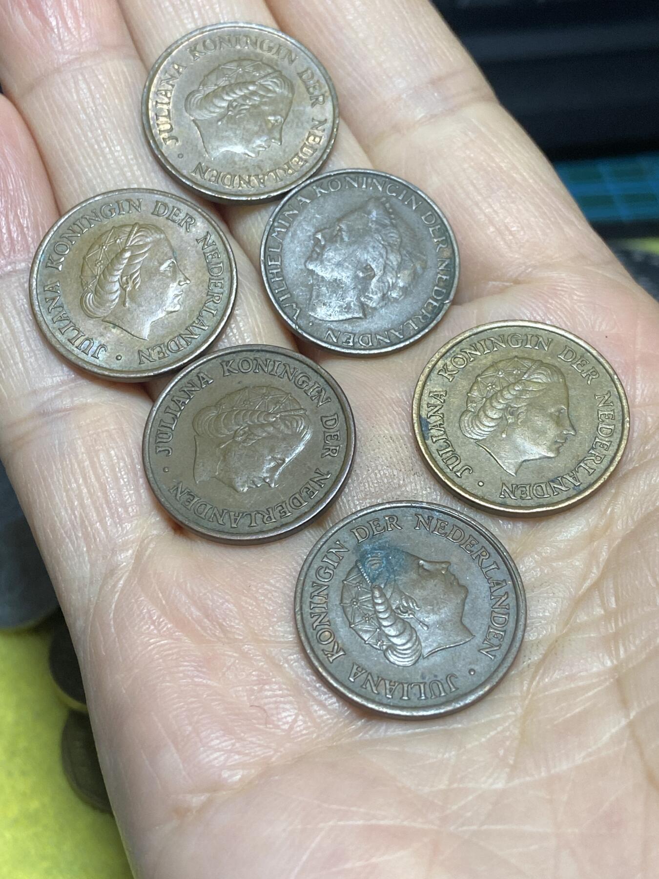 2025年第一百一十五场(总第一百四十一场）外国好品散币(免佣金) 荷兰🇳🇱6枚：1948年50年51年61年76年78年5分