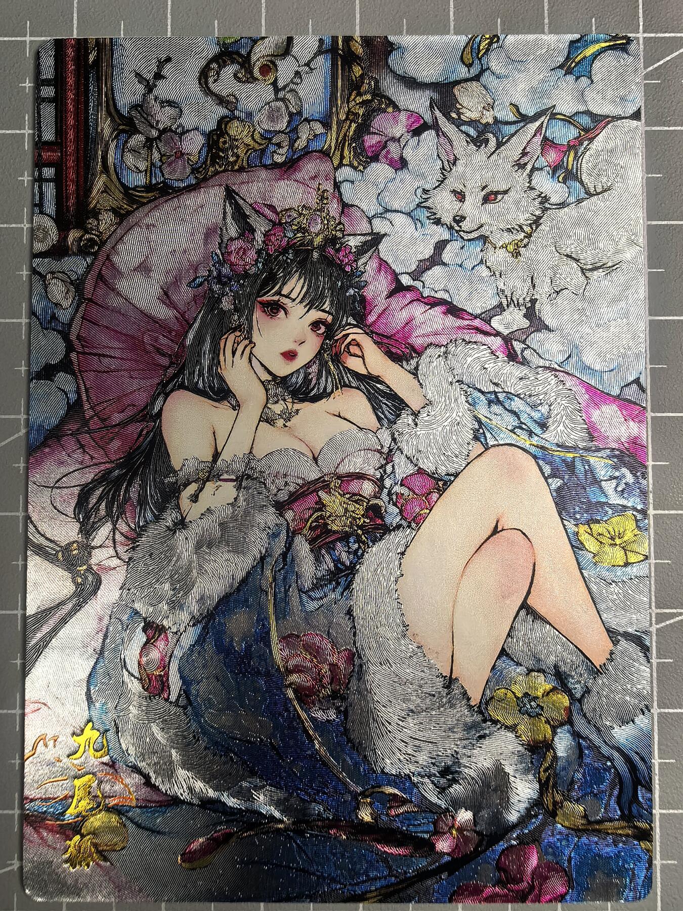 第二十七场拍卖 无佣金 不寄存 送拍免佣金免手续费 卡牌设有底价 拒绝小号抬价 大家放心拍 所有拍品全部有卡膜 自制卡牌 不包厂瑕 放大镜 品控 勿拍 流拍商品会循环 感谢大家支持 留个关注 谢谢 奇点卡牌 九尾狐粗闪