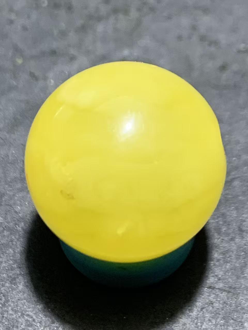 天然乌克兰原矿蜜蜡通货圆珠一颗