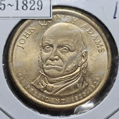 KK钱币收藏小铺  纪念币专场  2月预留时间 周末发货 -   2008美国第6届总统1元纪念币 