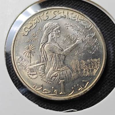 KK钱币收藏小铺  纪念币专场  2月预留时间 周末发货 -  1976突尼斯1第纳尔