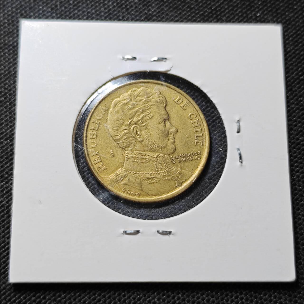 KK钱币收藏小铺  第357场  2月预留时间 周末发货 1979智利1比索 