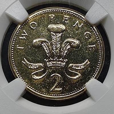 【全场包邮】纯粹捡漏拍470场（免费代拍第7场） - 英国1995年镀金2便士