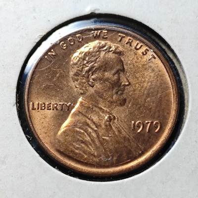 KK钱币收藏小铺  第357场  2月预留时间 周末发货 - 1979美国1分 拆卷品