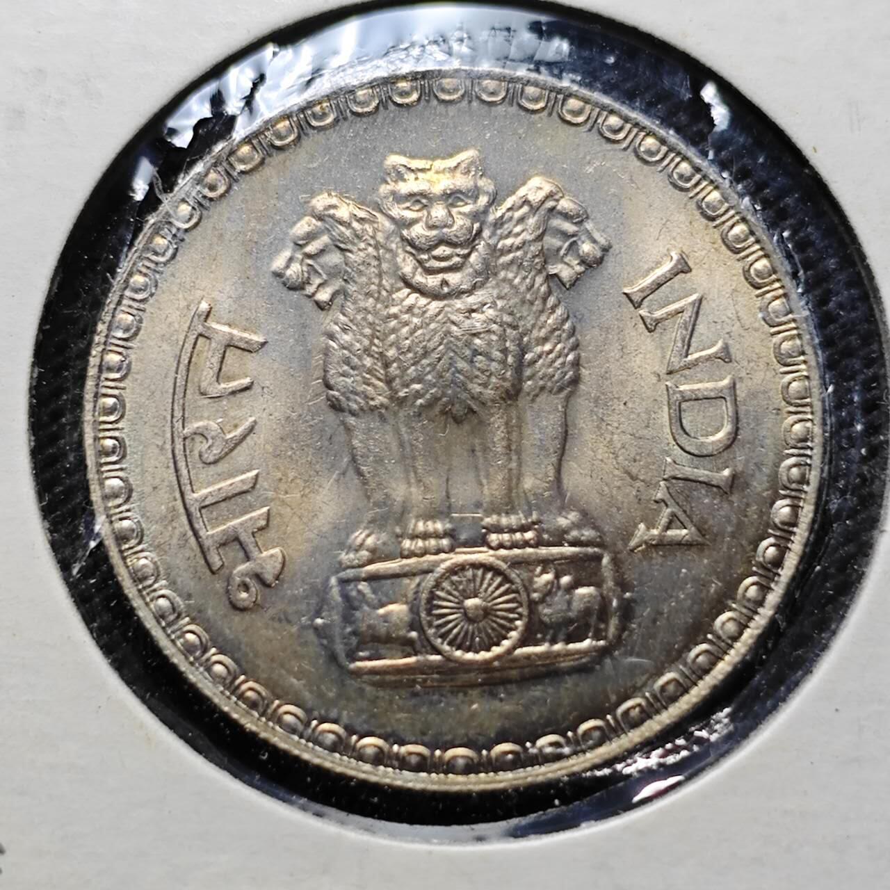 KK钱币收藏小铺  第357场  2月预留时间 周末发货 1979印度1卢比 拆卷品