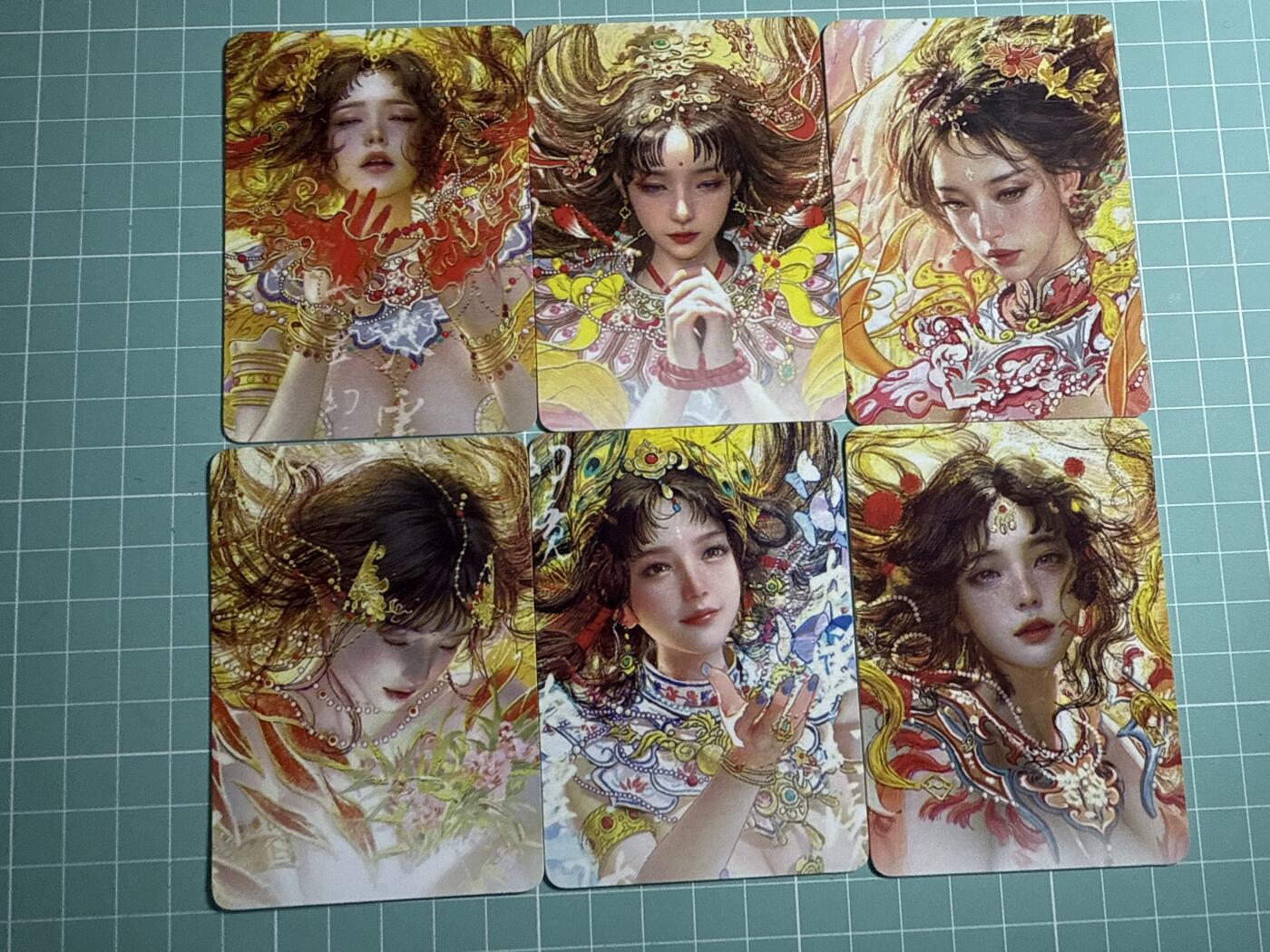 卡牌发烧友第20期，随单带裸卡，进群享包邮（持续收拍品，每周六晚23:50截拍，焱卡文化，国潮卡牌专场） 自制卡 太虚幻境 六人物 大头卡