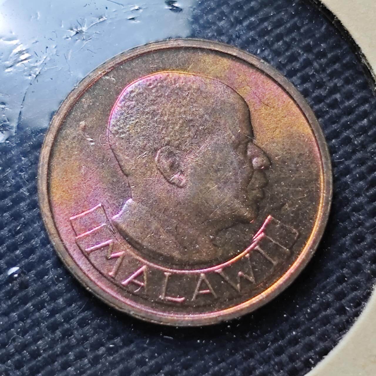 KK钱币收藏小铺  第357场  2月预留时间 周末发货 1971马拉维1坦巴拉 拆卷品