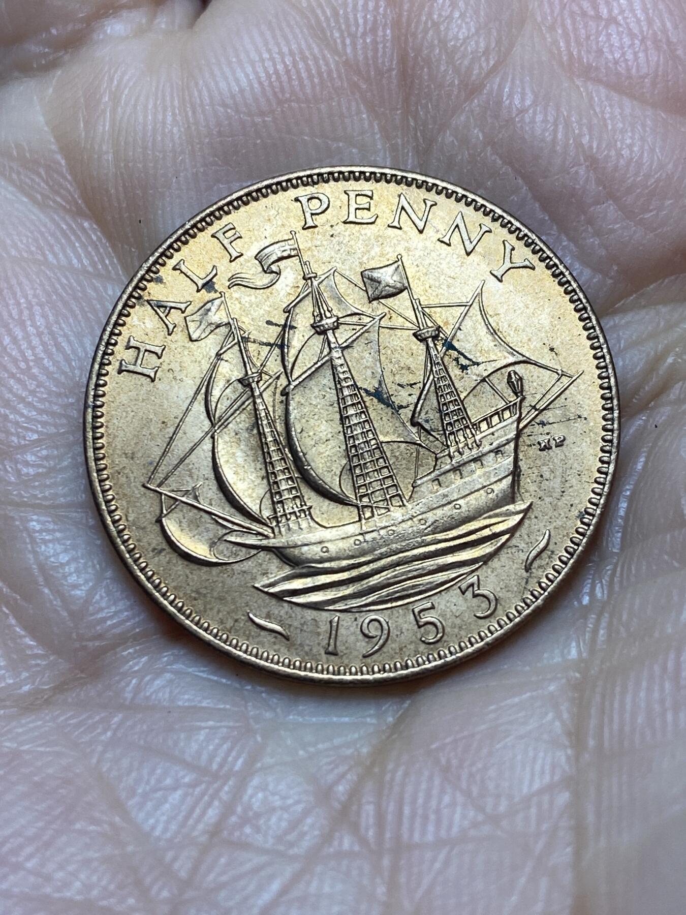 2025年第一百一十五场(总第一百四十一场）外国好品散币(免佣金) 英国🇬🇧1953年套币8枚(含5先令克朗型大币，伊丽莎白二世加冕年单年份套币)