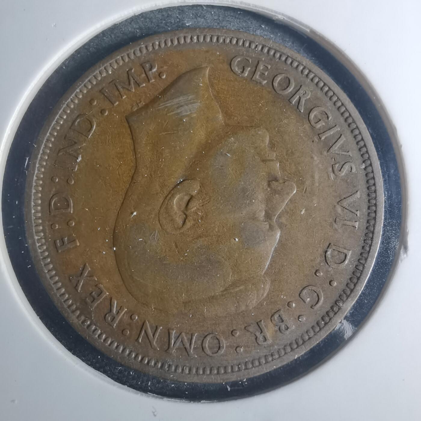沼泽如烟--第881场 英国1938年1便士