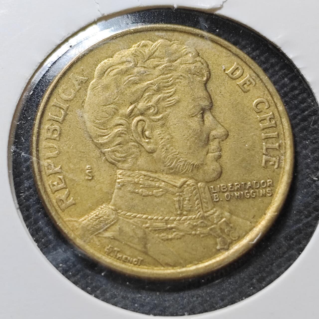 KK钱币收藏小铺  第357场  2月预留时间 周末发货 1979智利1比索 