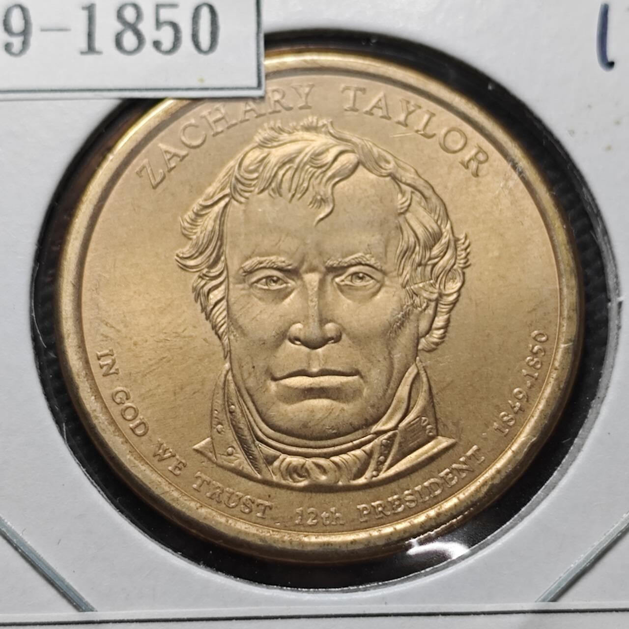 KK钱币收藏小铺  纪念币专场  2月预留时间 周末发货    2009美国第12届总统1元纪念币 