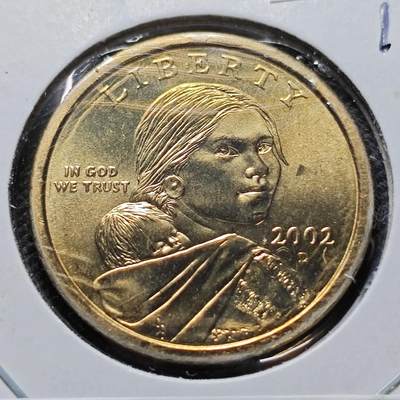 KK钱币收藏小铺  纪念币专场  2月预留时间 周末发货 -  2002美国1元