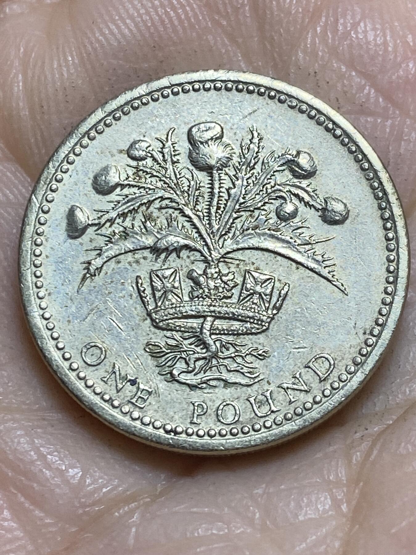 2025年第一百一十五场(总第一百四十一场）外国好品散币(免佣金) 英国🇬🇧1984年1镑(苏格兰蓟)