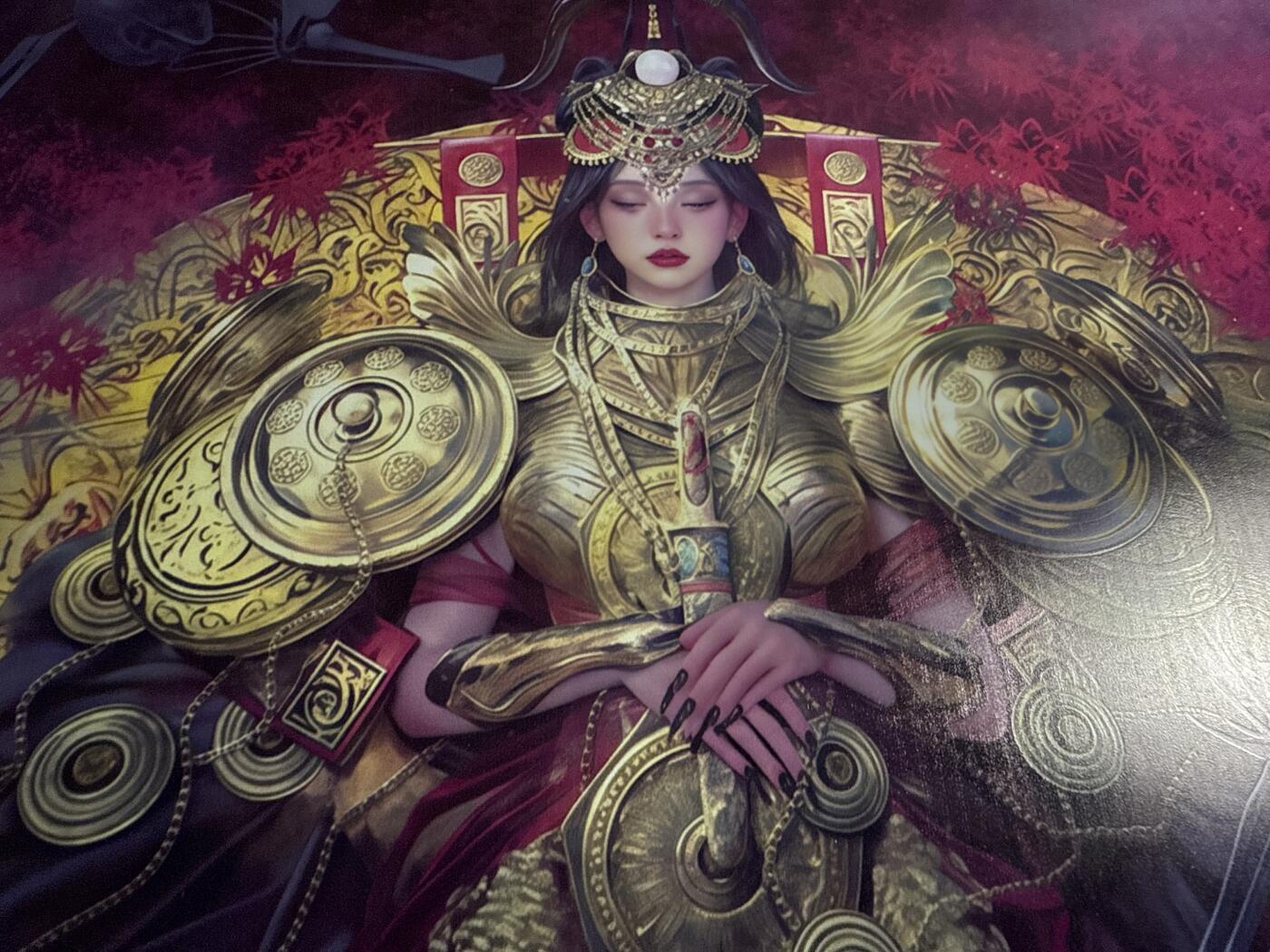 卡牌发烧友第20期，随单带裸卡，进群享包邮（持续收拍品，每周六晚23:50截拍，焱卡文化，国潮卡牌专场） 【A4卡档】自制卡档 精绝公主 正反面双服饰 PVC材质