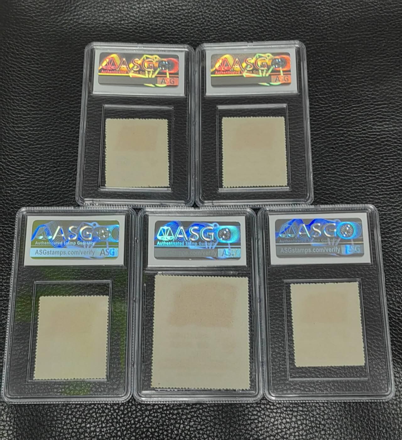 洪涛臻品批发群 精选邮票限时拍卖第1151期  纪6平贴再版新全 ASG85op，早期草纸精品，套票+评级费下来成本七百多，85套超高性价比，买票送壳子，注意捡漏