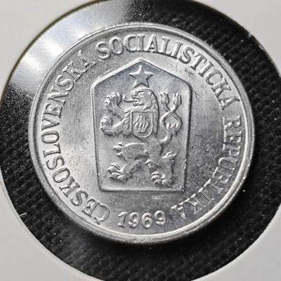 KK钱币收藏小铺  第357场  2月预留时间 周末发货 - 1969捷克斯诺伐克10赫勒 