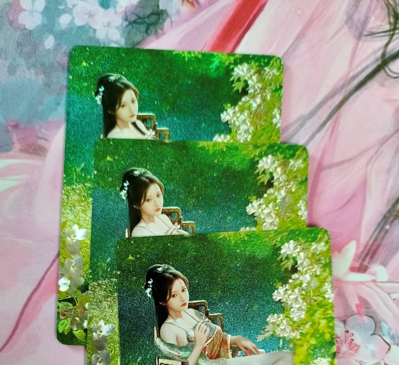 龙虎卡牌第六十场 - 猎虎师狂喜（无佣金，满120包邮，周六晚上结拍，欢迎送拍） 粗闪3张 燎原红楼梦 贾惜春3渐变