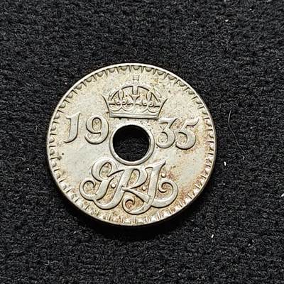 【全场包邮】纯粹捡漏拍470场（免费代拍第7场） - 英属新几内亚1935年乔治五世6便士