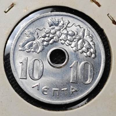 KK钱币收藏小铺  第357场  2月预留时间 周末发货 - 1969希腊10雷普塔 拆卷品