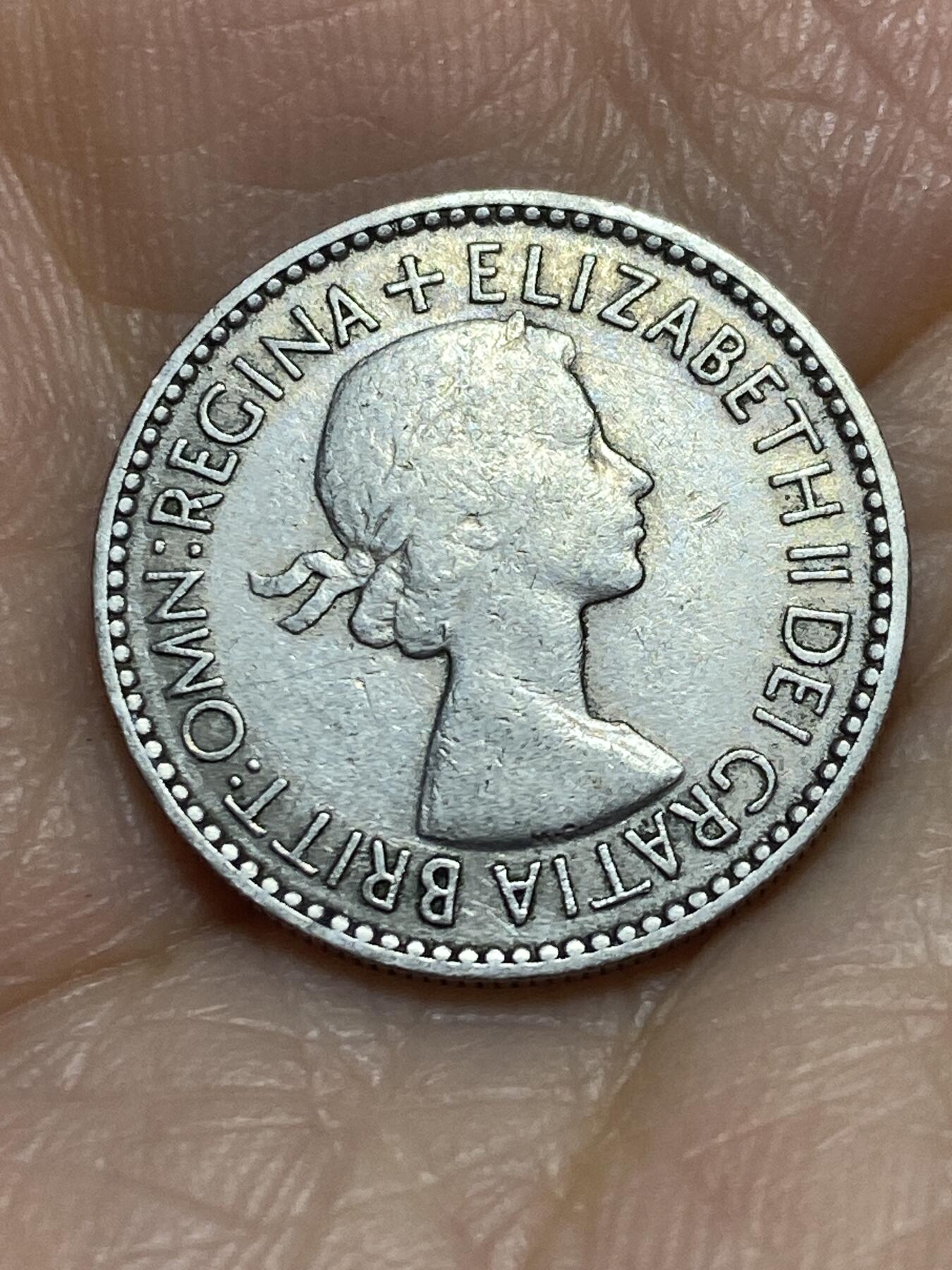 2025年第一百一十五场(总第一百四十一场）外国好品散币(免佣金) 英国🇬🇧1953单年份6便士(伊丽莎白二世加冕年，第一版)