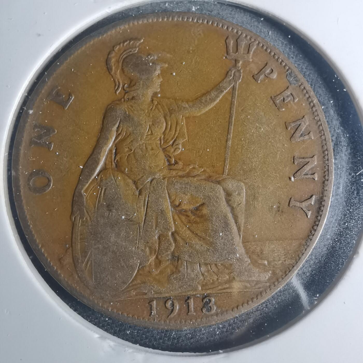 沼泽如烟--第881场 英国1913年1便士