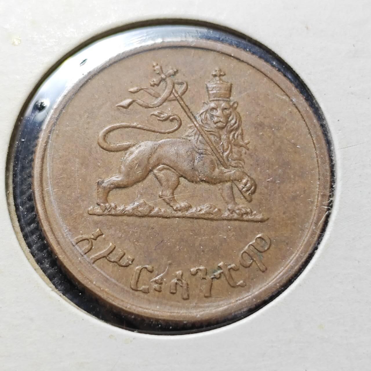 KK钱币收藏小铺  第357场  2月预留时间 周末发货 埃塞俄比亚 10分铜币