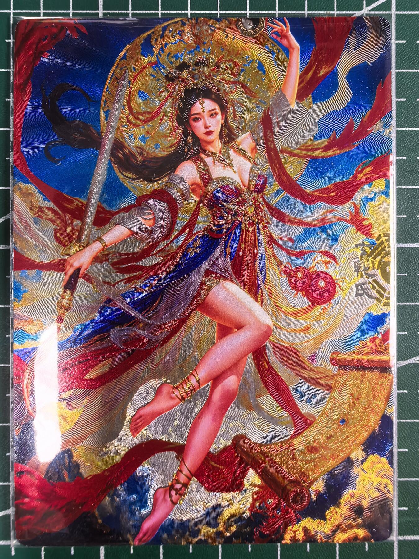 第二十七场拍卖 无佣金 不寄存 送拍免佣金免手续费 卡牌设有底价 拒绝小号抬价 大家放心拍 所有拍品全部有卡膜 自制卡牌 不包厂瑕 放大镜 品控 勿拍 流拍商品会循环 感谢大家支持 留个关注 谢谢 奇点卡牌 宗 玄灵谱 粗闪九天玄女