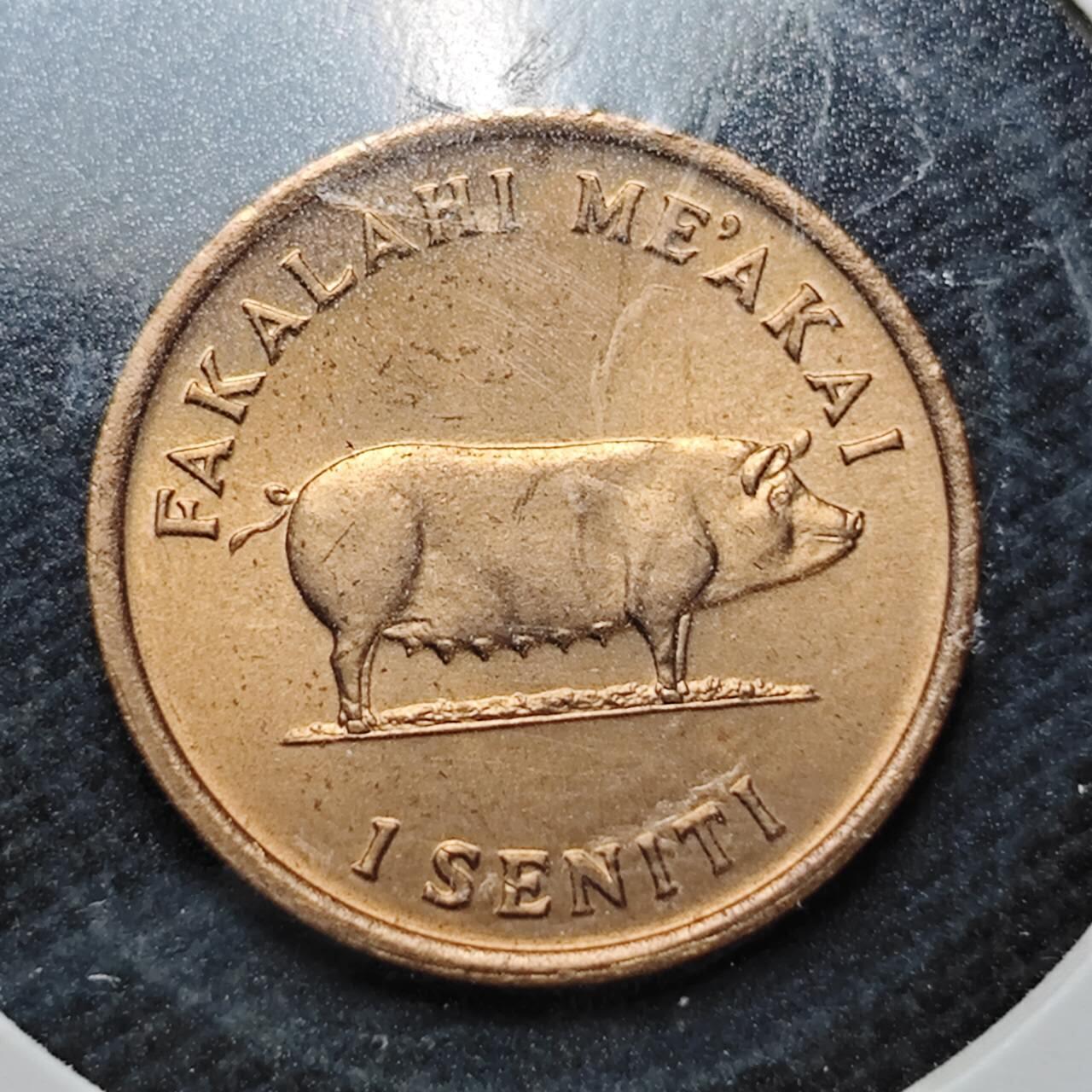 KK钱币收藏小铺  纪念币专场  2月预留时间 周末发货  汤加1分