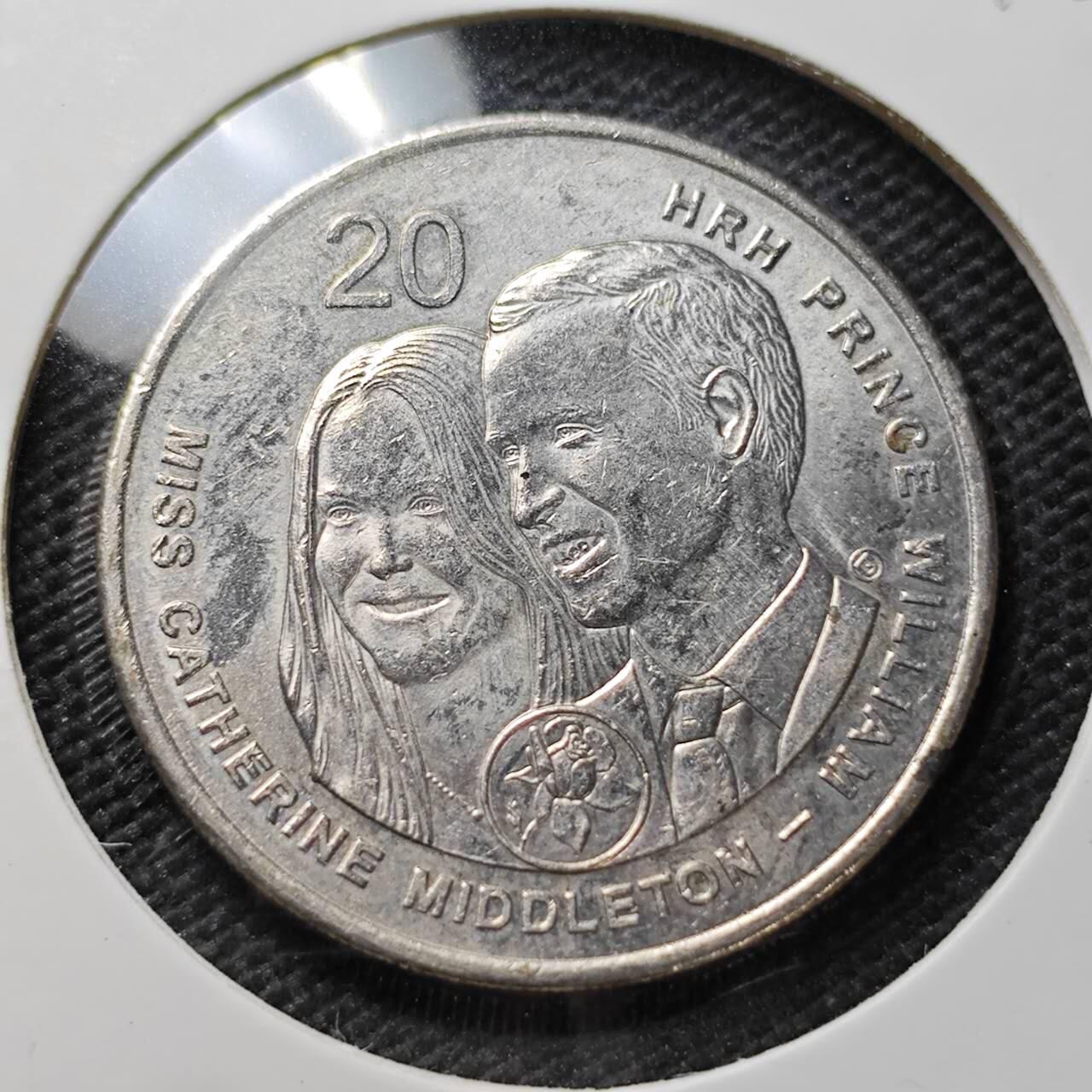 KK钱币收藏小铺  纪念币专场  2月预留时间 周末发货  2011澳大利亚20分纪念币