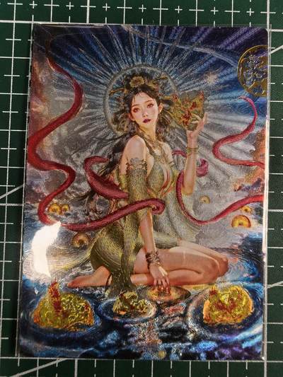 第二十七场拍卖 无佣金 不寄存 送拍免佣金免手续费 卡牌设有底价 拒绝小号抬价 大家放心拍 所有拍品全部有卡膜 自制卡牌 不包厂瑕 放大镜 品控 勿拍 流拍商品会循环 感谢大家支持 留个关注 谢谢 - 奇点卡牌 宗 玄灵谱 粗闪羲和