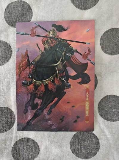 龙虎卡牌第六十场 - 猎虎师狂喜（无佣金，满120包邮，周六晚上结拍，欢迎送拍） - 半粗2张 大圣卡通 新新水浒2 董平（大套拆出）