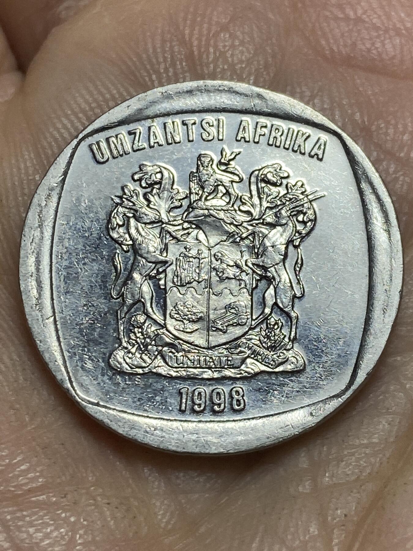 2025年第一百一十五场(总第一百四十一场）外国好品散币(免佣金) 南非🇿🇦1998年2兰特