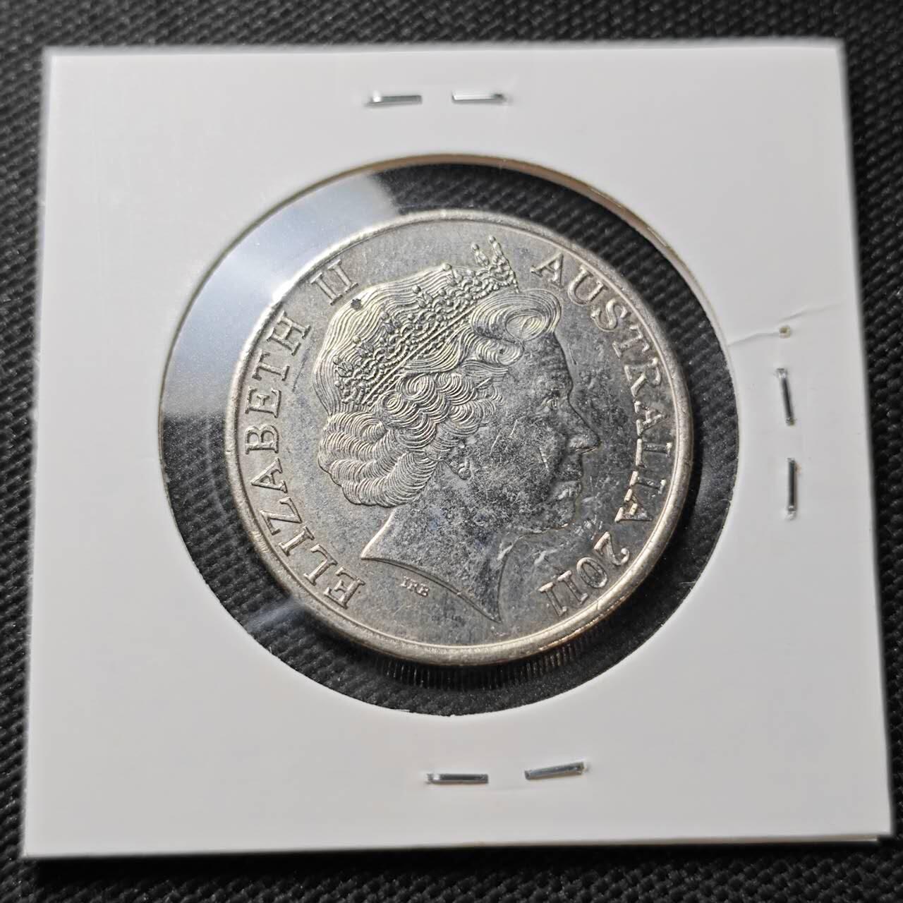 KK钱币收藏小铺  纪念币专场  2月预留时间 周末发货  2011澳大利亚20分纪念币