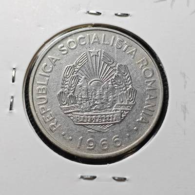 KK钱币收藏小铺  第357场  2月预留时间 周末发货 - 1966罗马尼亚3列伊 