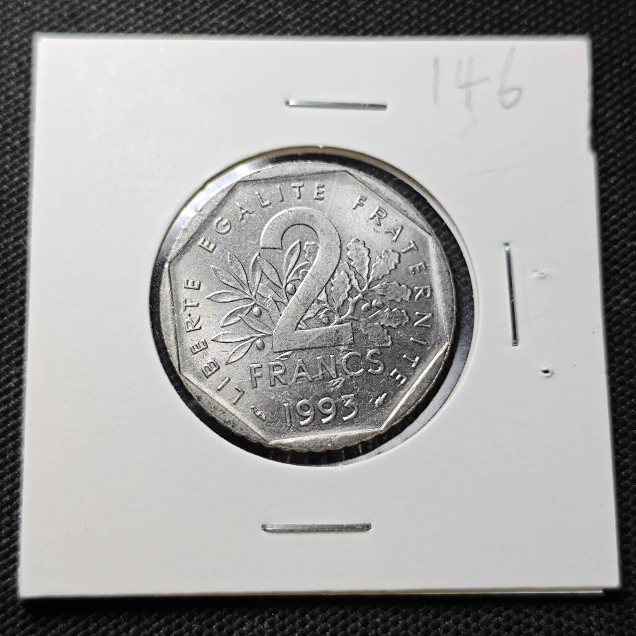 KK钱币收藏小铺  纪念币专场  2月预留时间 周末发货  法国2法郎纪念币