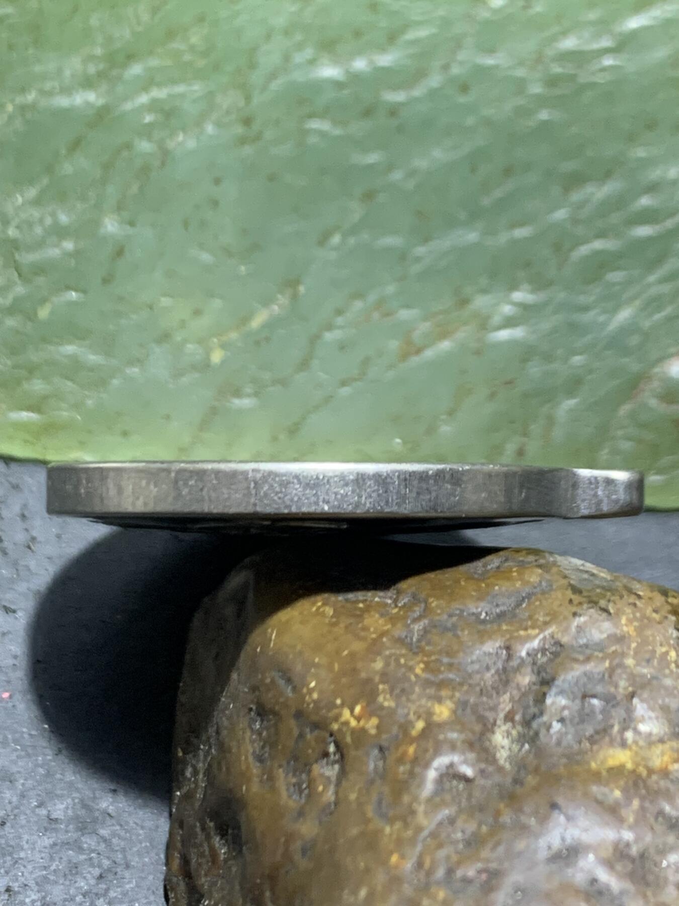 钛金属藏式九宫八卦牌一个