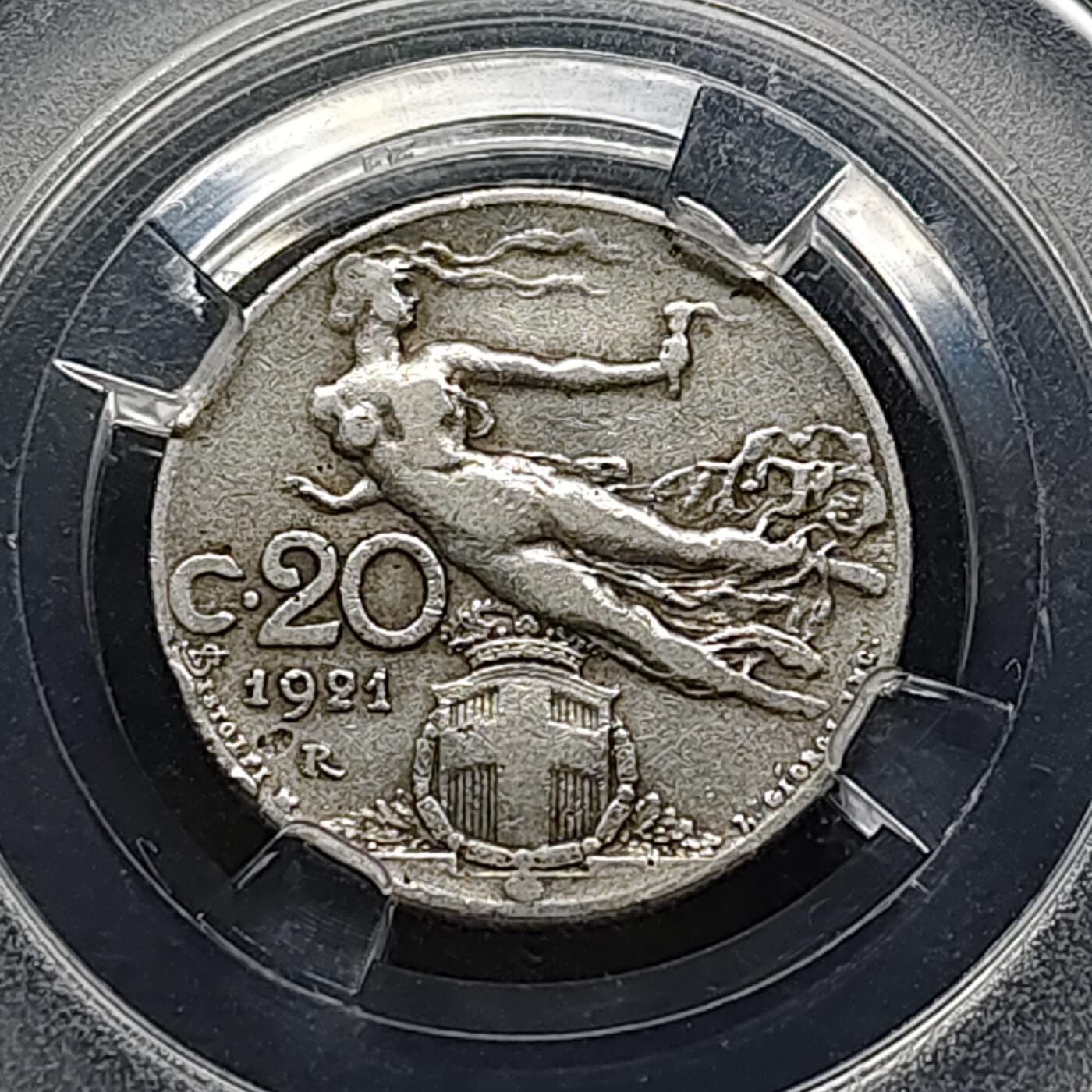 【全场包邮】纯粹捡漏拍470场（免费代拍第7场） 意大利1921年20分