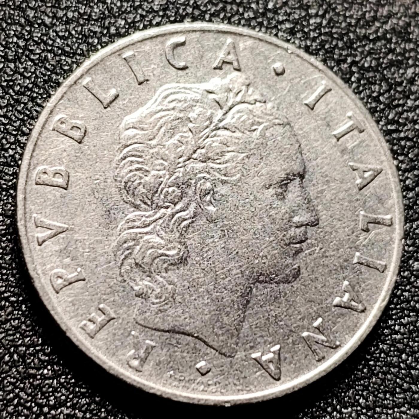 泉币菌-第112场-精品福利场 意大利 1955年 50里拉 锻冶之神 伍尔坎 24mm