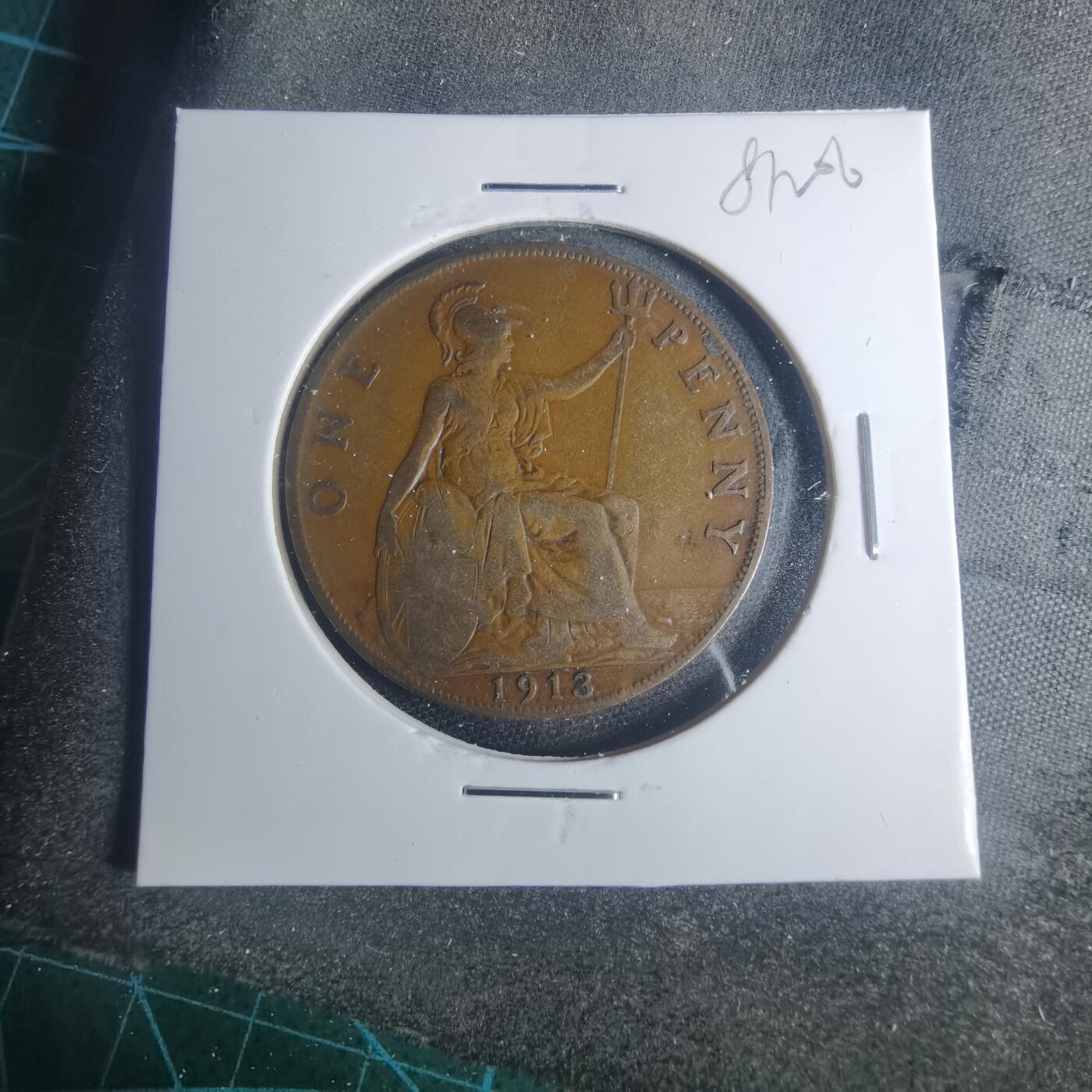 沼泽如烟--第881场 英国1913年1便士