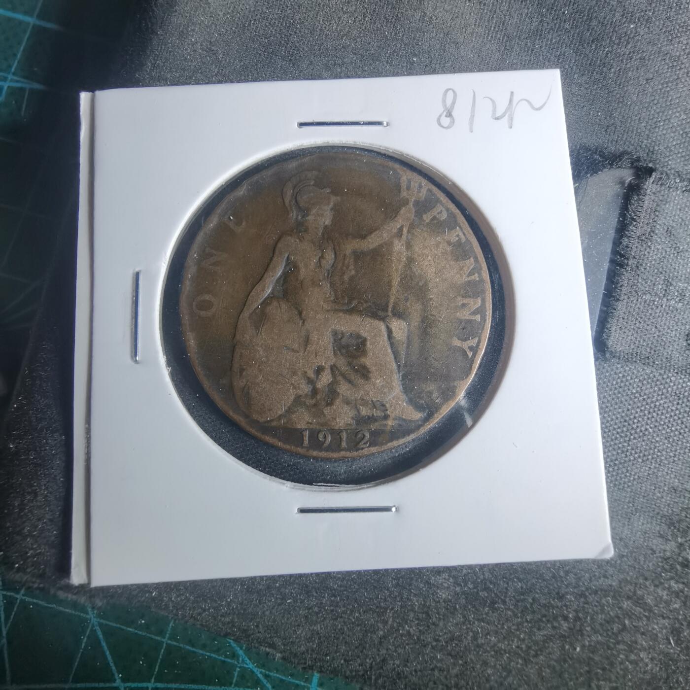 沼泽如烟--第881场 英国1912年1便士