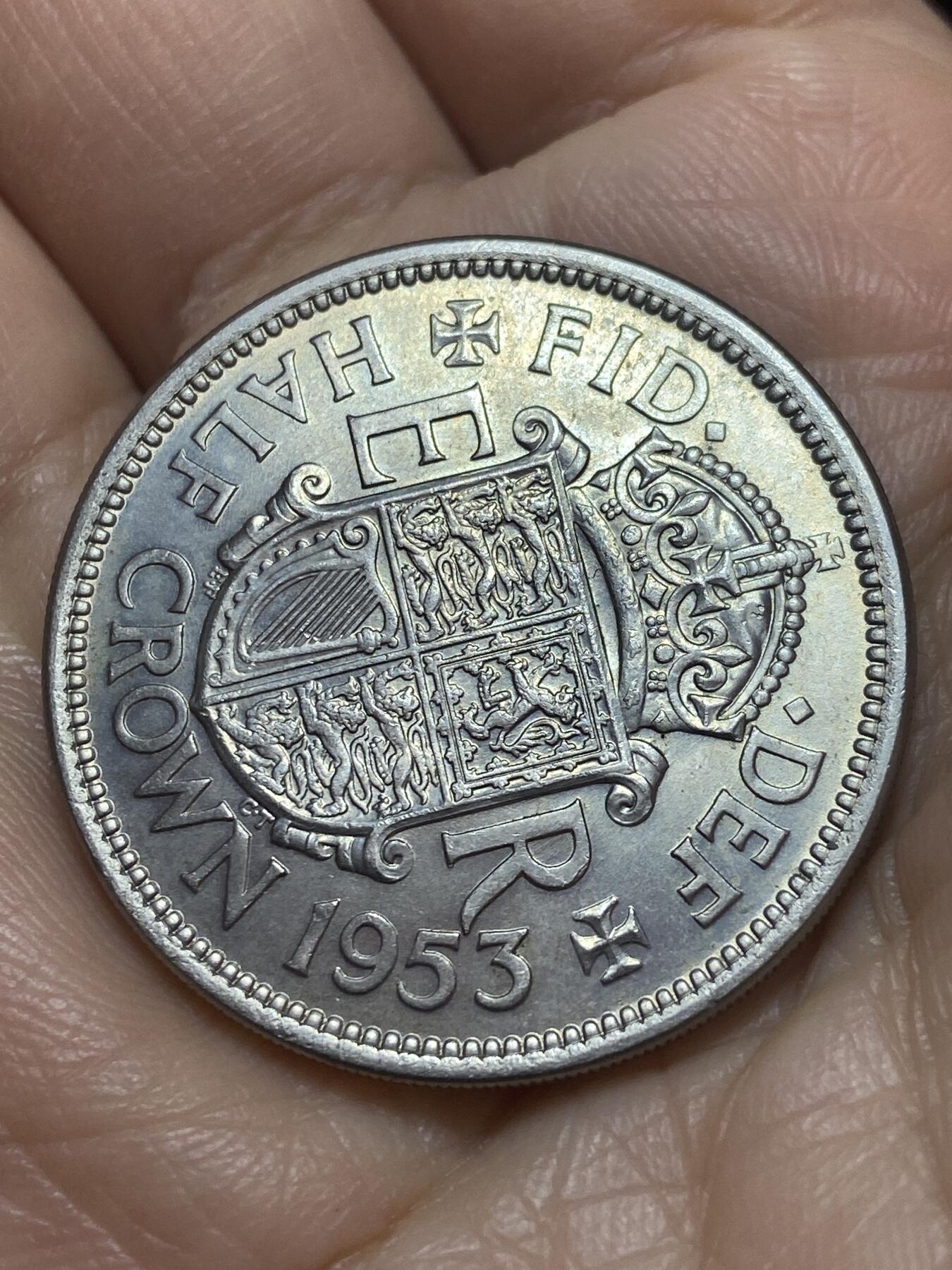 2025年第一百一十五场(总第一百四十一场）外国好品散币(免佣金) 英国🇬🇧1953年套币8枚(含5先令克朗型大币，伊丽莎白二世加冕年单年份套币)