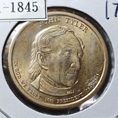 KK钱币收藏小铺  纪念币专场  2月预留时间 周末发货 -    2009美国第10届总统1元纪念币 