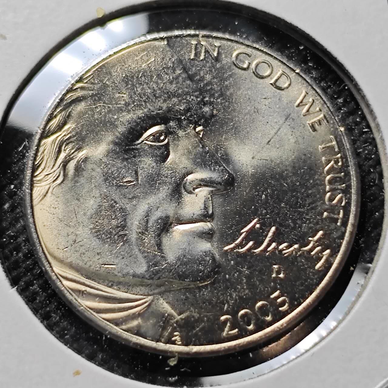 KK钱币收藏小铺  纪念币专场  2月预留时间 周末发货  美国5分纪念币 好品