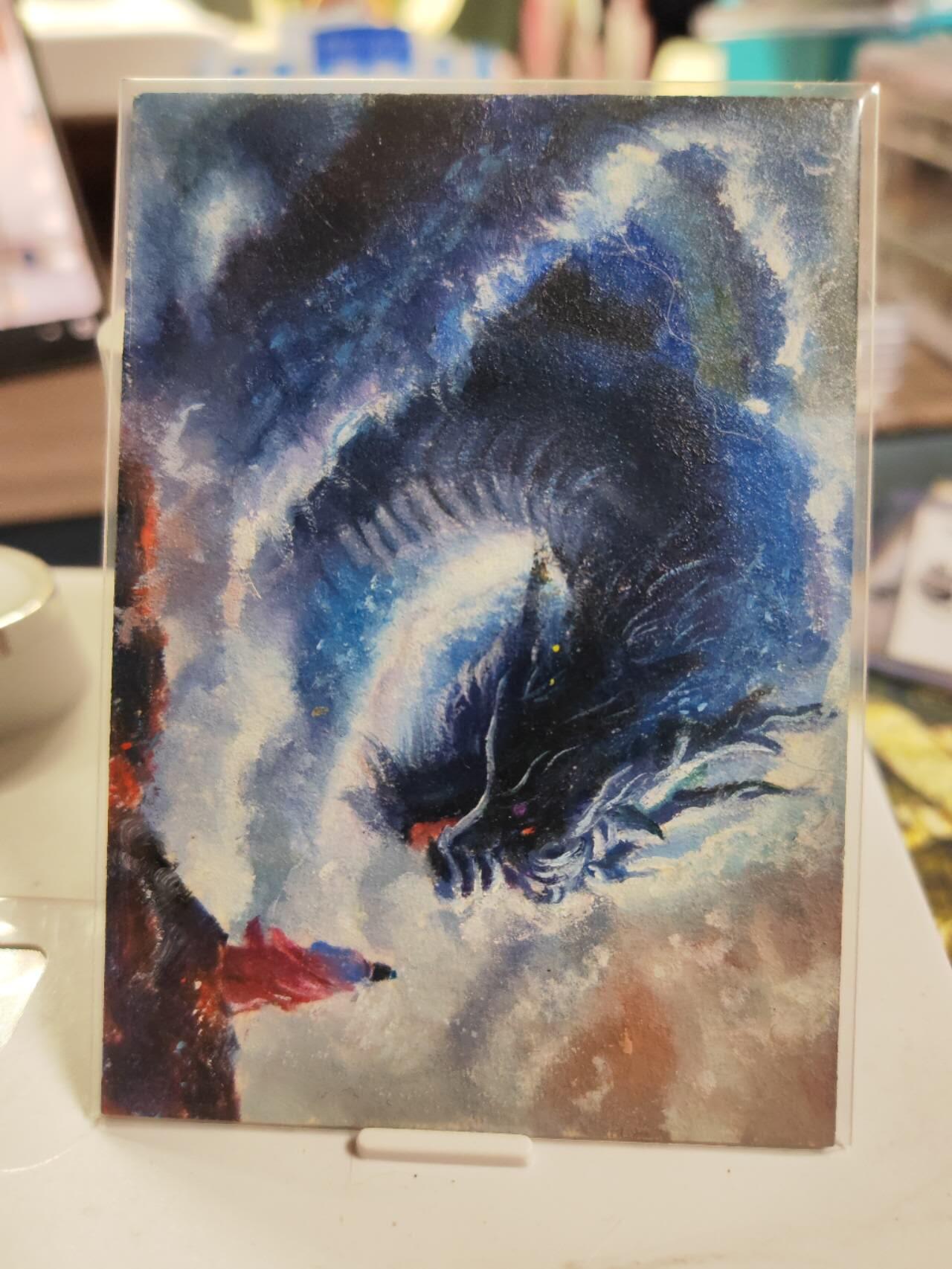 阳大大卡牌拍卖第77期（持续收拍品，周五晚上九点截拍，进群福利早知道） 【手绘卡】画师文七  望龙