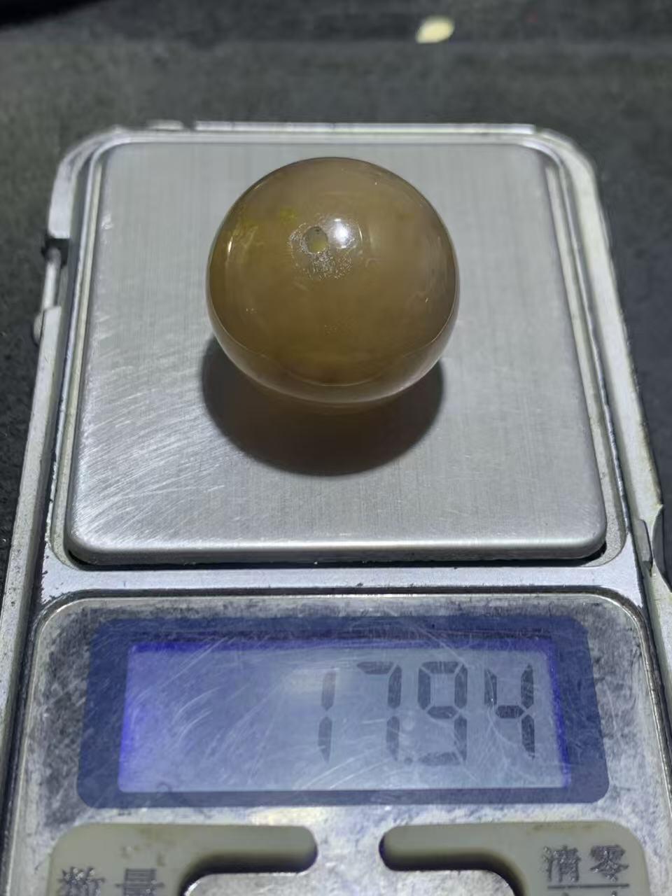 精美冰飘冻料高玉化糖心战国红玛瑙大圆珠一颗