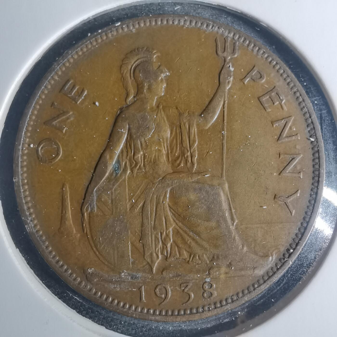 沼泽如烟--第881场 英国1938年1便士