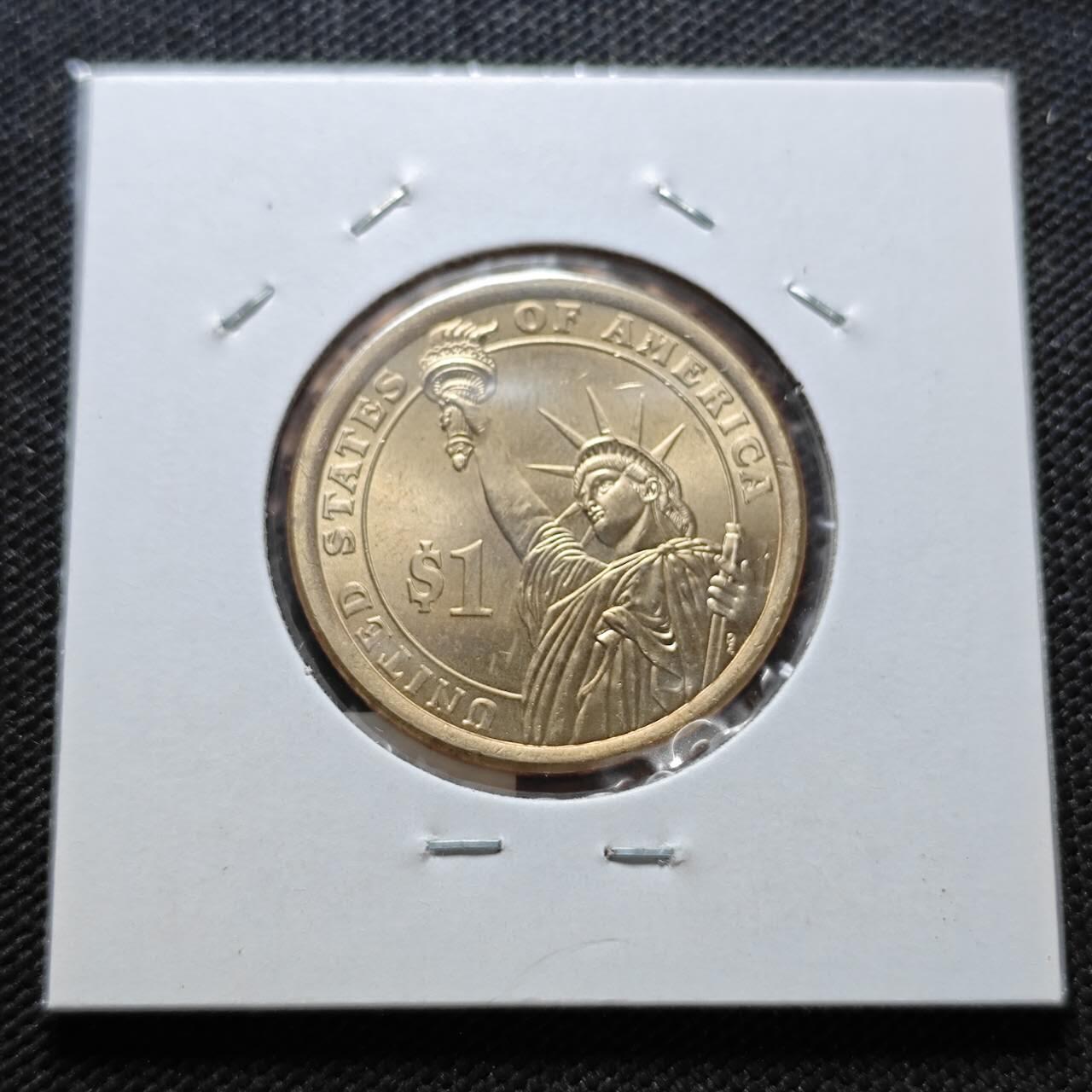 KK钱币收藏小铺  纪念币专场  2月预留时间 周末发货           2016美国第40届总统1元纪念币 