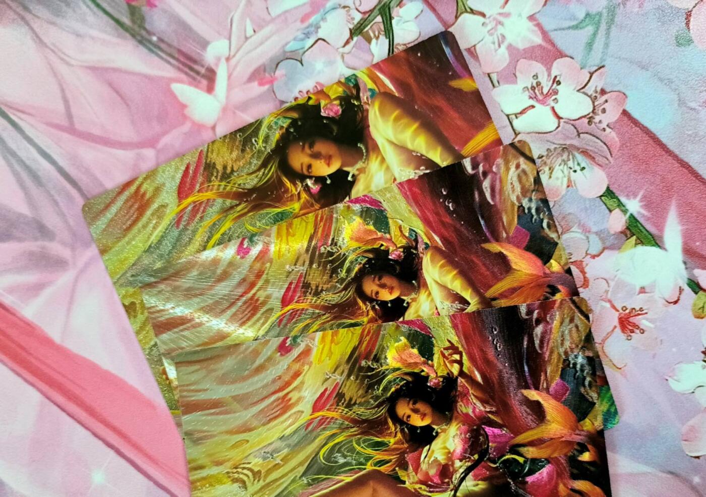 龙虎卡牌第六十场 - 猎虎师狂喜（无佣金，满120包邮，周六晚上结拍，欢迎送拍） 粗闪3张 卡玩帕克 百花谱 姝妍冠世 毛嫱 一套