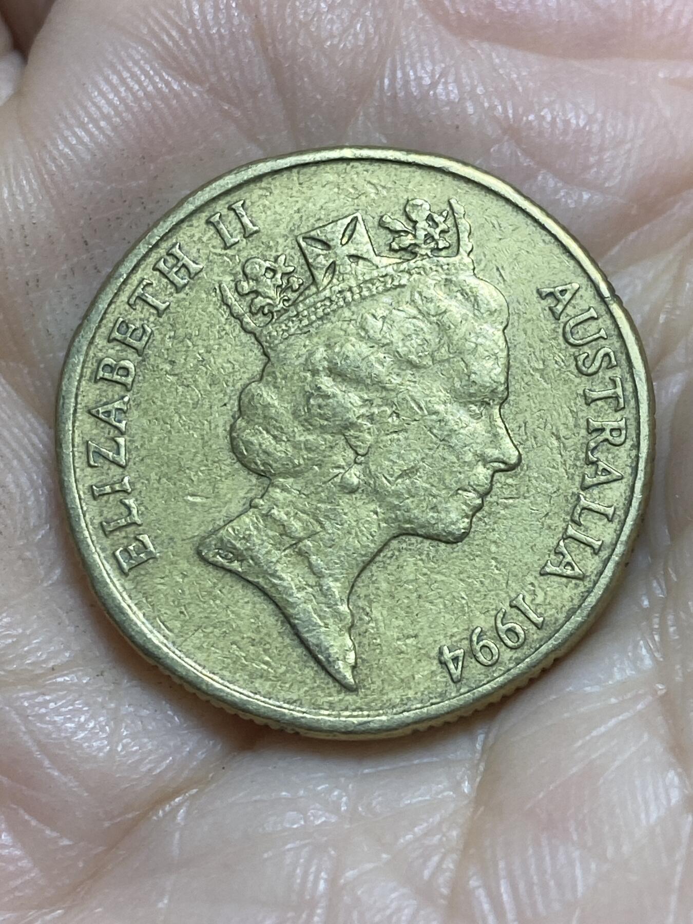 2025年第一百一十五场(总第一百四十一场）外国好品散币(免佣金) 澳大利亚🇦🇺1994年1元(伊丽莎白二世中年高冠)