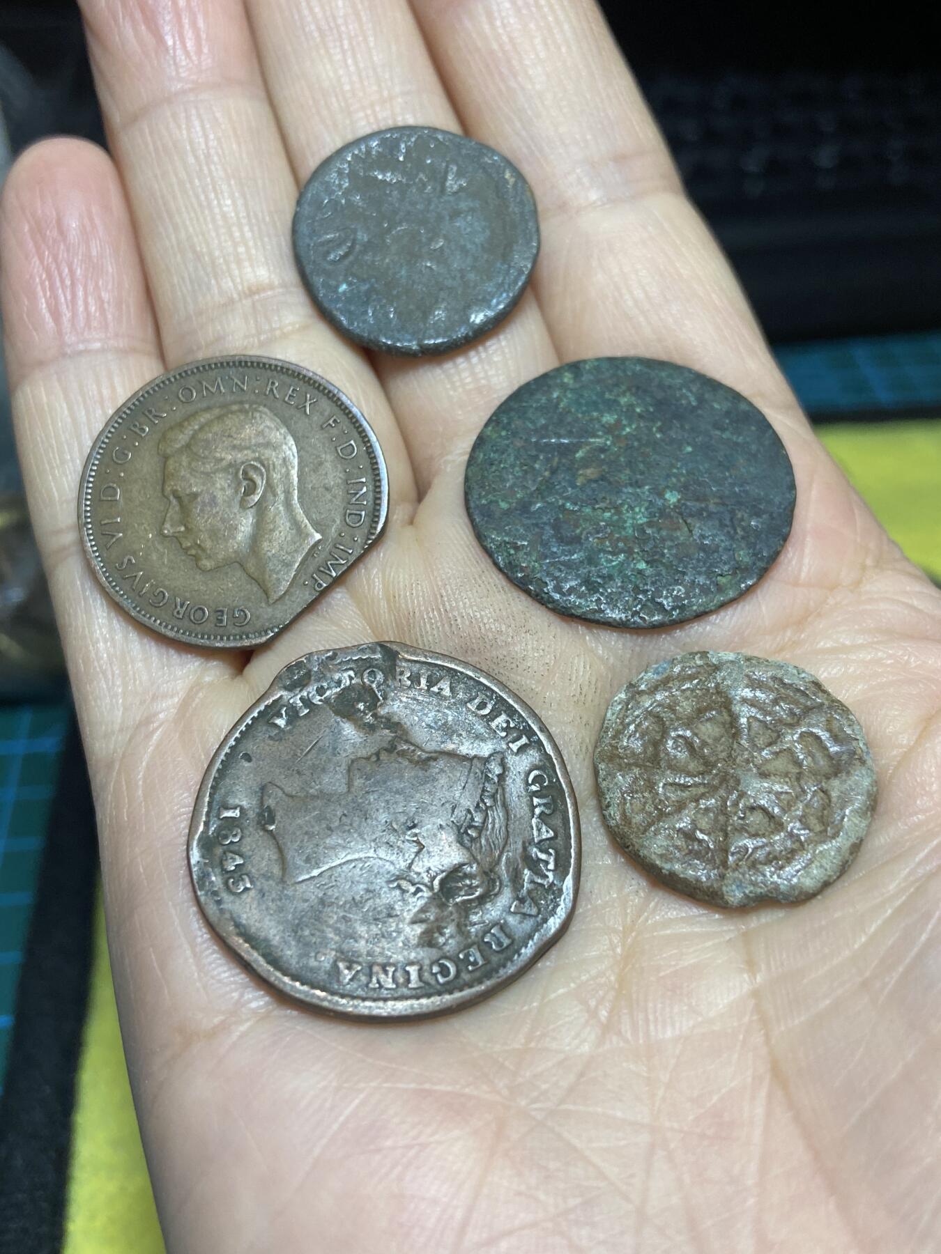2025年第一百一十五场(总第一百四十一场）外国好品散币(免佣金) 差品铜币5枚